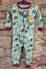 Lamaze Multi-Color Unicorn Girl’s 1 Piece PJs. Size: 18 months 100% Organic Cott