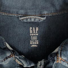 Gap Toddler Blue Denim Button-Front Jacket Long Sleeve Pockets Size 5 Years EUC!