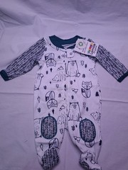 Lamaze Organic Baby Boys Cotton Sleep N Play Footed Pajamas Newborn