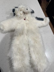 Chosun Costume Dog Toddler 2-4 YEARS Furry Sheepdog Faux Fur Unisex & Baby Dog