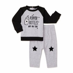 Way To Celebrate Baby Boy New Year Outfit Size 0-3M (LOC G-14)