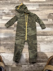Carter’s Baby Boy Camo One Piece Full Zip With Dino Spiked Hood – 18 Months