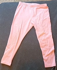 Jumping Beans 4T Pink Solid Leggings Pull-On Elastic Waist Stretch