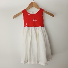 Bogner & Piccolini Toddler Girl Anchor French Linen Dress 18 Months