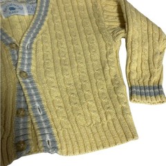 Hartstrings Baby Cable Knit Sweater Cardigan 12 Months Spring Easter Church
