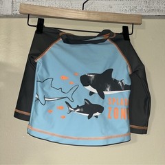 Simple Joys by Carter’s Boys 18M Shark Long Sleeve Rash Guard & Trunks Set