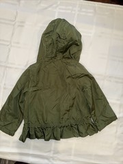 Carter’s Toddler Girls Jacket, Fall Spring Rain 18 Months Green, Pink Fleece