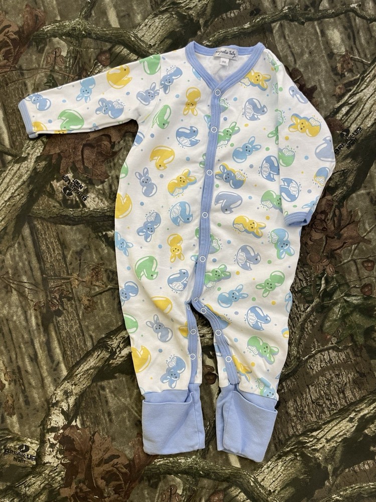 Magnolia Baby bunny themed one piece 9m H68