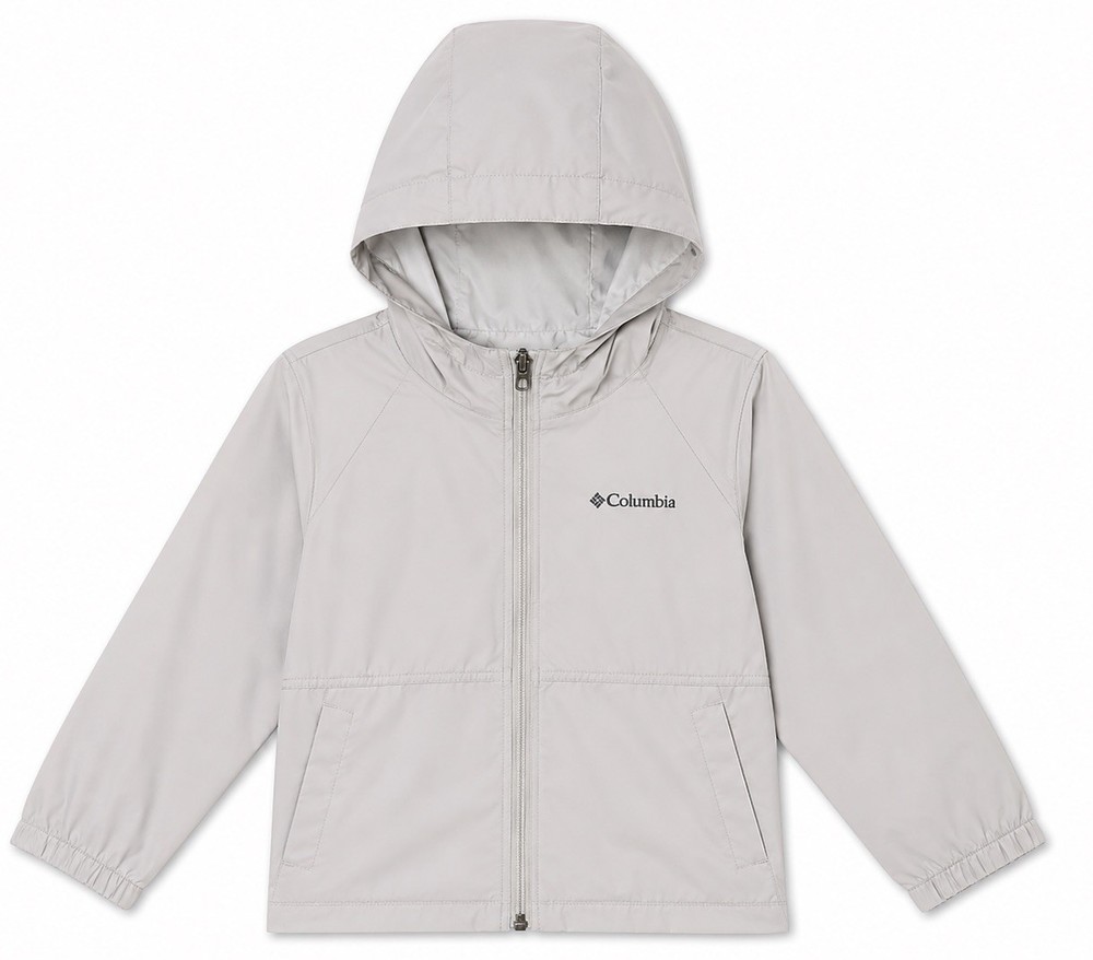 Columbia Switchback II Toddler Jacket Gray Hooded Raincoat 2T