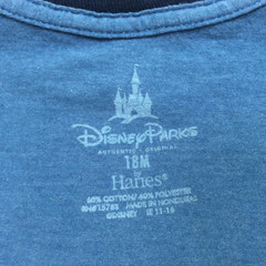 Disney Mickey Mouse Blue T-Shirt Size 18M Disney Parks Authentic