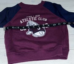 Janie And Jack Athletic Club Bulldog Logo Sweatshirt Size 2T 2 Toddler Boys