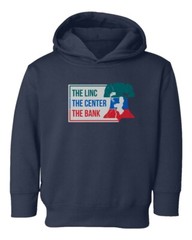 Philadelphia Phillies Eagles 76ers Stadiums Fans Toddler Hooded Sweatshirt