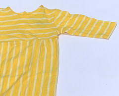 Primary Baby Striped Explorer Romper Jumpsuit Yellow Various Sizes