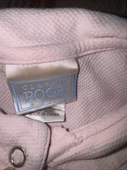 Vintage Classic Pooh Girls Girly Pale Pink Sleeper Size6 Months Piglet Tigger