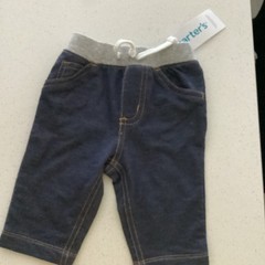 Carter’s Baby Pull-On Pants with Elastic Waistband