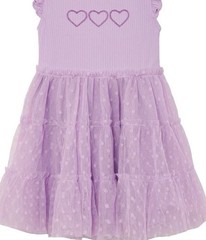 Baby Girl/Toddler Wonder Nation Ribbed Purple Tutu Dress Girls Sz 12 Months