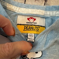 Appaman Peanuts Collaboration Linus Graphic Print Shirt Sz: 4 NWT