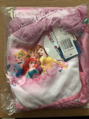 Disney Princess Character Girl’s Pink Fancy Satinet and Tulle Nightgown Size 8