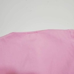 Sagecreek Organic Baby Blouse Pink Long Sleeve Button Front Scoop Neck 12-18M