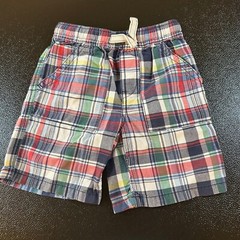 Childrens Place Plaid Shorts Casual Summer Outfit Drawstring Toddler 4T