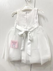 New Tip Top Baby Dress White Baptism Christening 5738 – 12 Months