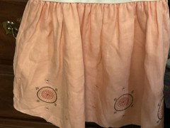 Janie And Jack Salmon Color Linen SunDress 6-12 Months