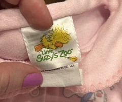 Little Suzy’s Zoo Baby Girl 9 Month 100% Cotton Pajamas Lulla
