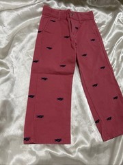 NEW 2014 JANIE & JACK 3T ADJUSTABLE SALMON PINK TWILL PANTS BLUE BI PLANES