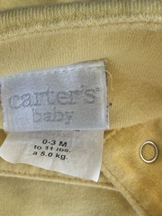 Carter’s Yellow Duck Animal Print Romper One-Piece 0-3 Months Snap Closure