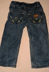 Wrangler Girls 2T Purple Shirt western country cowgirl Jeans outfit pearl snap