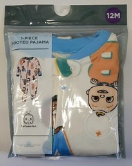 Cocomelon Toddler Boys One Piece Footed Sleeper Pajamas Size 12 Months