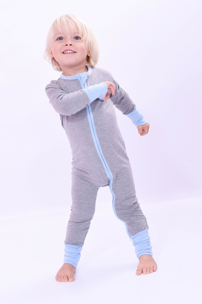 6-12M SKY SHOWERS ECO-FRIENDLY BAMBOO SLEEPEAZ | BABY GROW | RRP£28