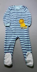 NWT Carter’s Fleece Footie Pajama Baby & Toddler Boys 3T Blue Lion Long Sleeve