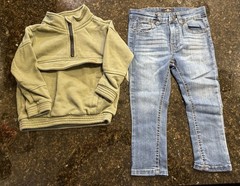 7 For All Mankind Kids 2pc Jeans Set 2T