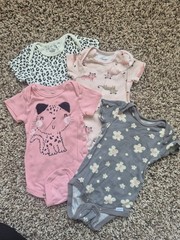 Gerber 6-9 Month Girl Onsies Lot of 4