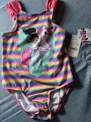 NWT Nickelodeon Sz 3T Toddler Bathing Suit Nella The Princess Knight UPF 50+