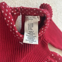 Max Studio Baby NWOT 3 Piece Christmas Outfit Baby Girl 0-3 Months