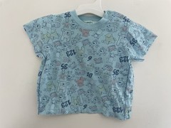 Fox Baby Collection Boy Cute Critters 100% Cotton Short Sleeve Shirt Blue 12-18M