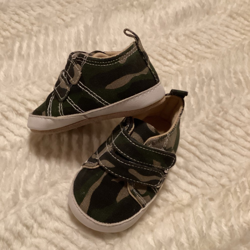 Baby Unisex 6-9 Months Camo Soft Lightweight Shoes Everyday Wear
