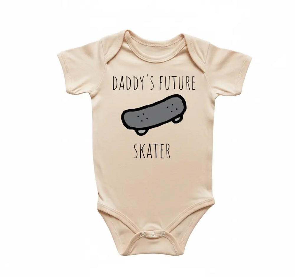 Skateboarding Newborn Baby Onesie® Bodysuit
