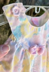 VTG Basic Editions 1 Piece Romper Sleeveless Size 3-6 Month Pastel Soft Girl Y2K