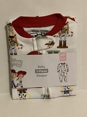 Disney Pixar Toy Story Woody, Buzz & Jessie 1 Pc. Sleeper 0-3 Month Unisex