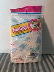 Vtg 1991 The Little Mermaid Girls Sz 2-3T Fruit of the Loom Fungals USA 3 Briefs