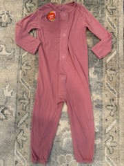 Magnetic Me Pink Cotton Stretchy One Piece Pink 12-18 Months Magnetic Closure