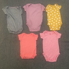 Baby Girl 3-6M Months Clothing Lot 17x Pieces Bulk Summer Colorful Preppy
