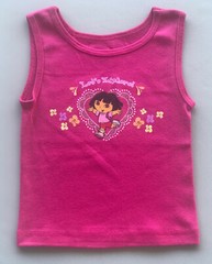 Dora Tank Top Size 2T/3T