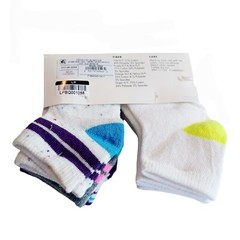 6 Pairs Cat & Jack Baby Girls Low Cut Socks-6-12M-Multi Color