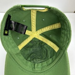 John Deere Toddler Overall Bib 3T Green Cap Adjustable Strap Deer Logo Outdoors