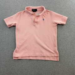 Polo Ralph Lauren Shirt Boys 3T Pink Short Sleeve Pony Logo Casual
