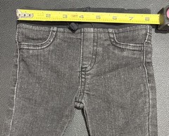 Baby/Infant 0-3 Months Denim Pants Black/Dark Gray Adjustable Waist Pockets NWOT